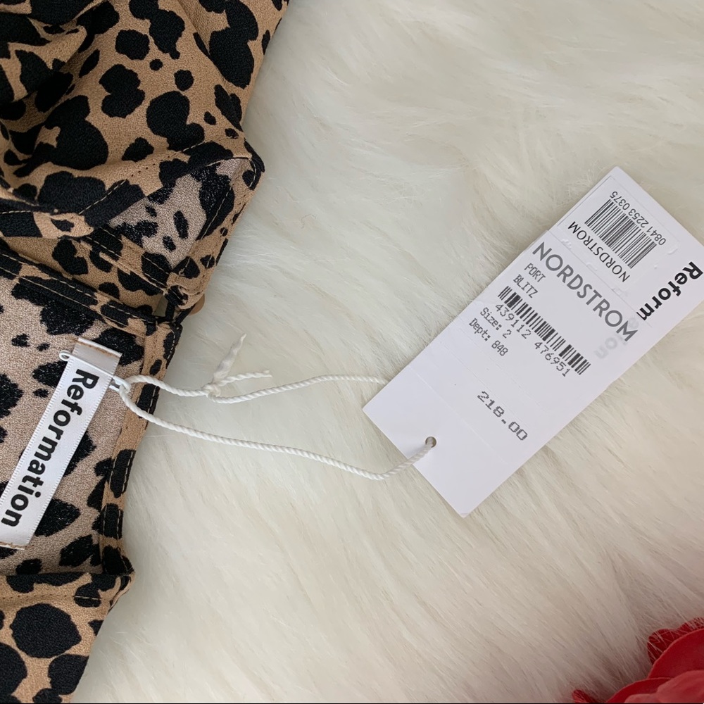 Reformation port print long sleeve dress - Picture 12 of 15
